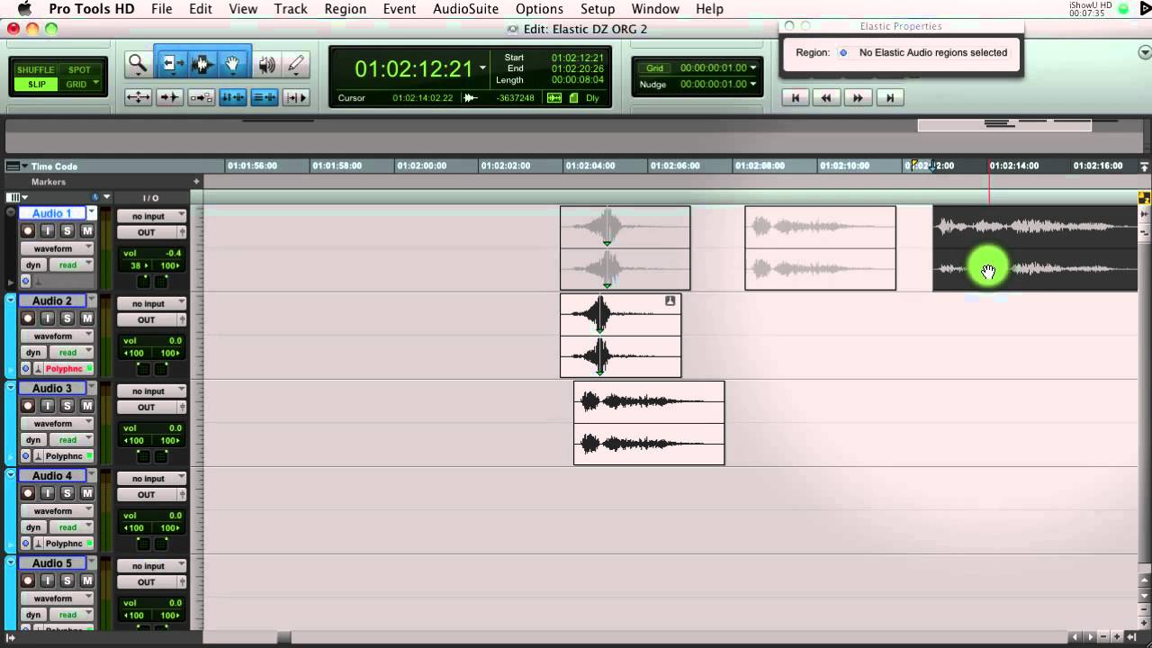 Elastic Audio in Pro Tools Part 1 - Basics for Sound Design