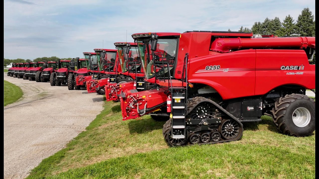 9 Case IH Steigers & 7 Case IH 8250 Combines go to auction by Kerr Auction Company & Central IL Ag