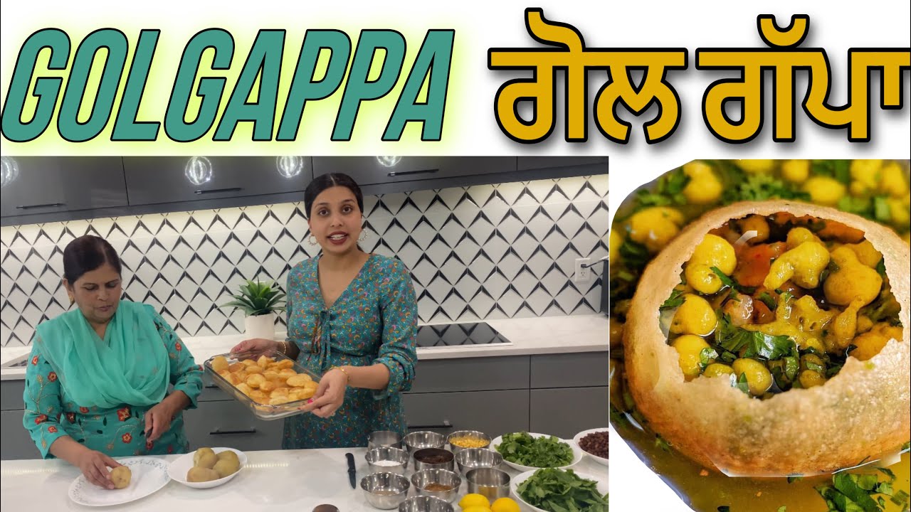 Golgappa Recipe- Crispy Pani Puri Street Style -2 Types of Water-Harman Beauty-Cooking With Harman
