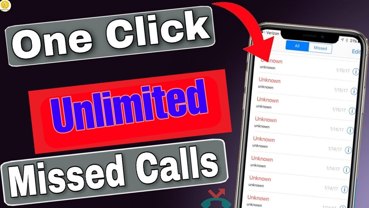How To Send Unlimited Missed Calls | One Click unlimited Missed Calls | Live Proof 🔴