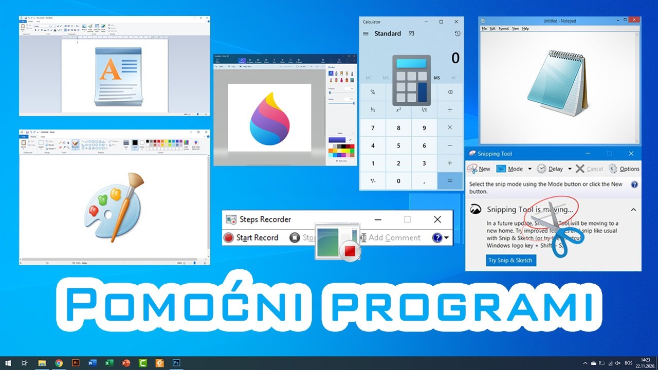 Windows 10 - Pomoćni programi