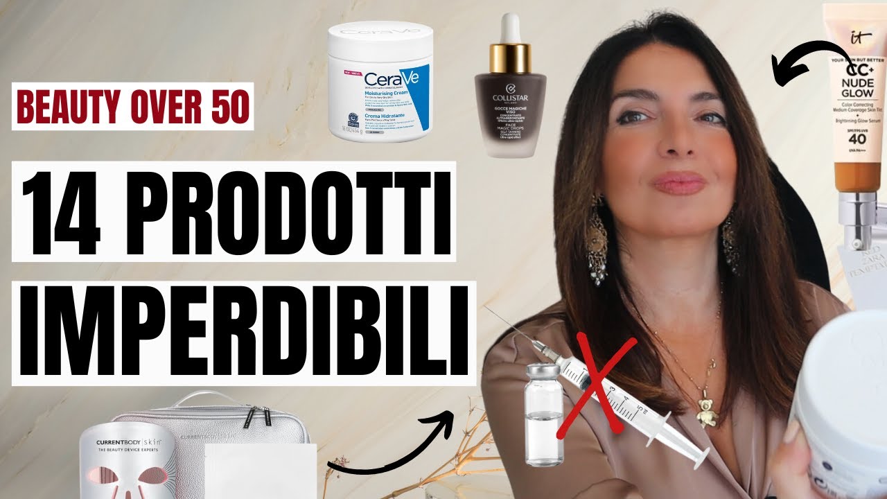 14 PRODOTTI BEAUTY INDISPENSABILI OVER 50