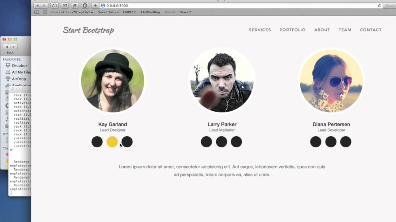 Ruby on Rails Tutorial  Build a Website in 12 mins ! runs locally