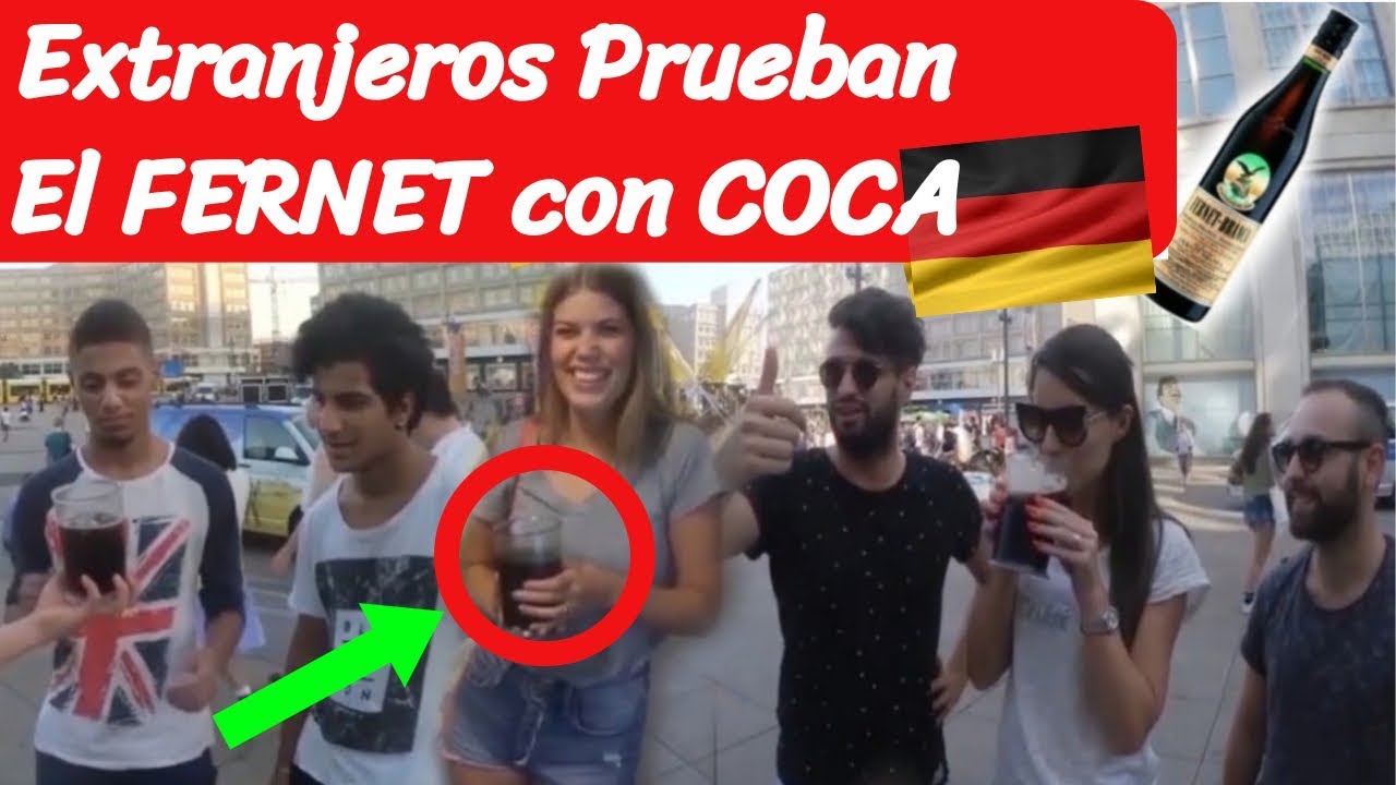 ¡Extranjeros Prueban el FERNET con COCA desde ALEMANIA !│MaRiAnO BeRlin