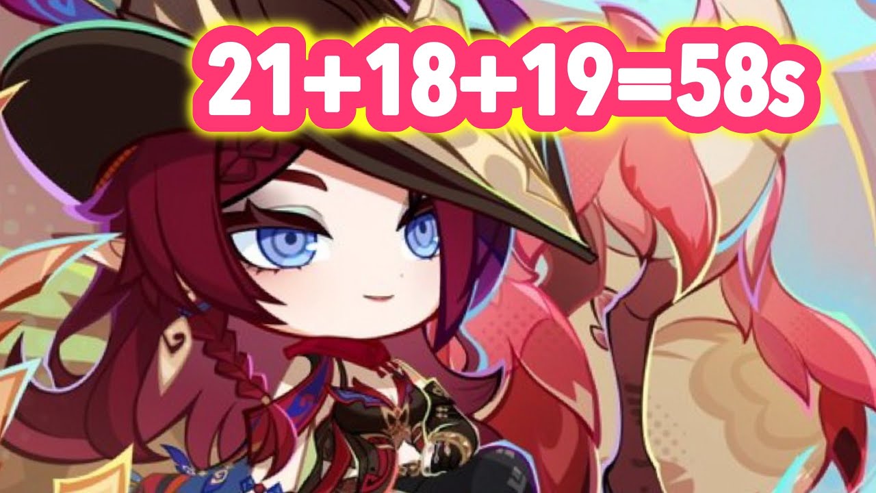 【5.1b Abyss】C0R1 Chasca 58s [9 cost] top half continuous speedrun