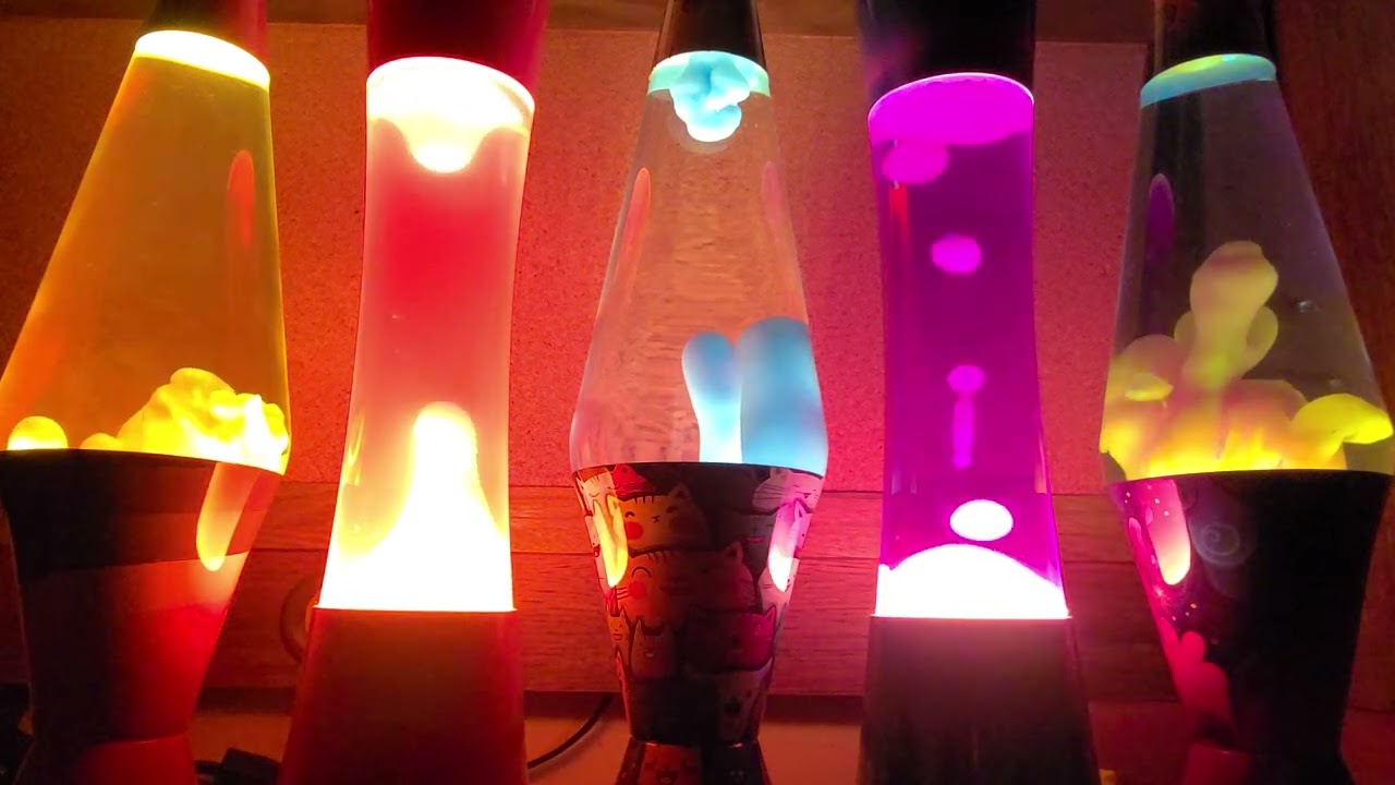 5 lamps warm up 1 hr at 5x time lapse