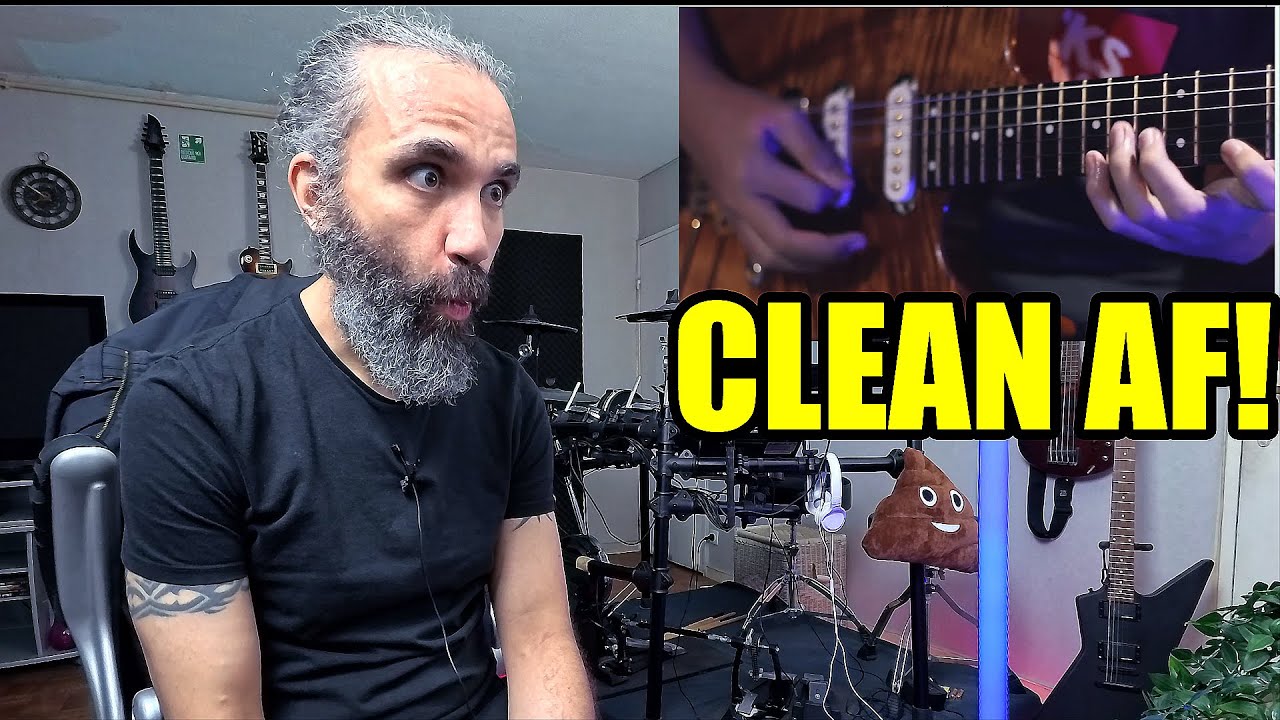 KID PLAYS MALMSTEEN! Abim Finger Reaction. Like an angel guitar cover.