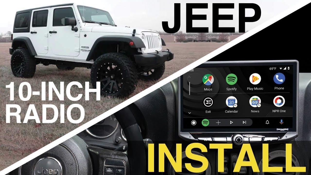 2011 - 2018 Stinger HEIGH10 Jeep Wrangler JK Radio Replacement Kit Installation