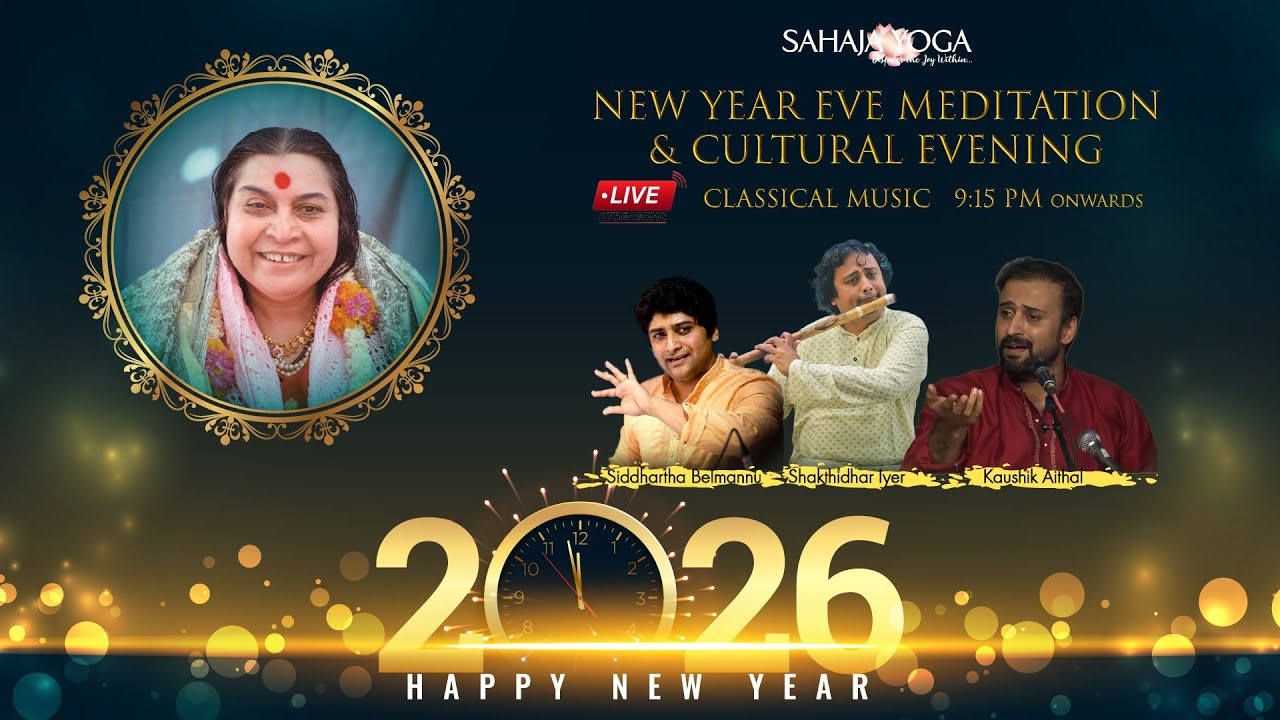 New Year Meditation & Cultural Evening 31st Dec 2025 - Live from Bangalore Meditation centre