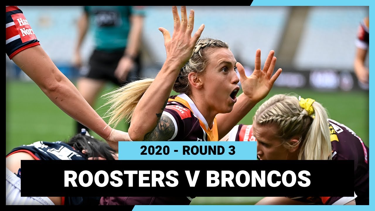 NRL Highlights | Sydney Roosters v Brisbane Broncos Round 3, 2020 | Full Match Replay | NRL