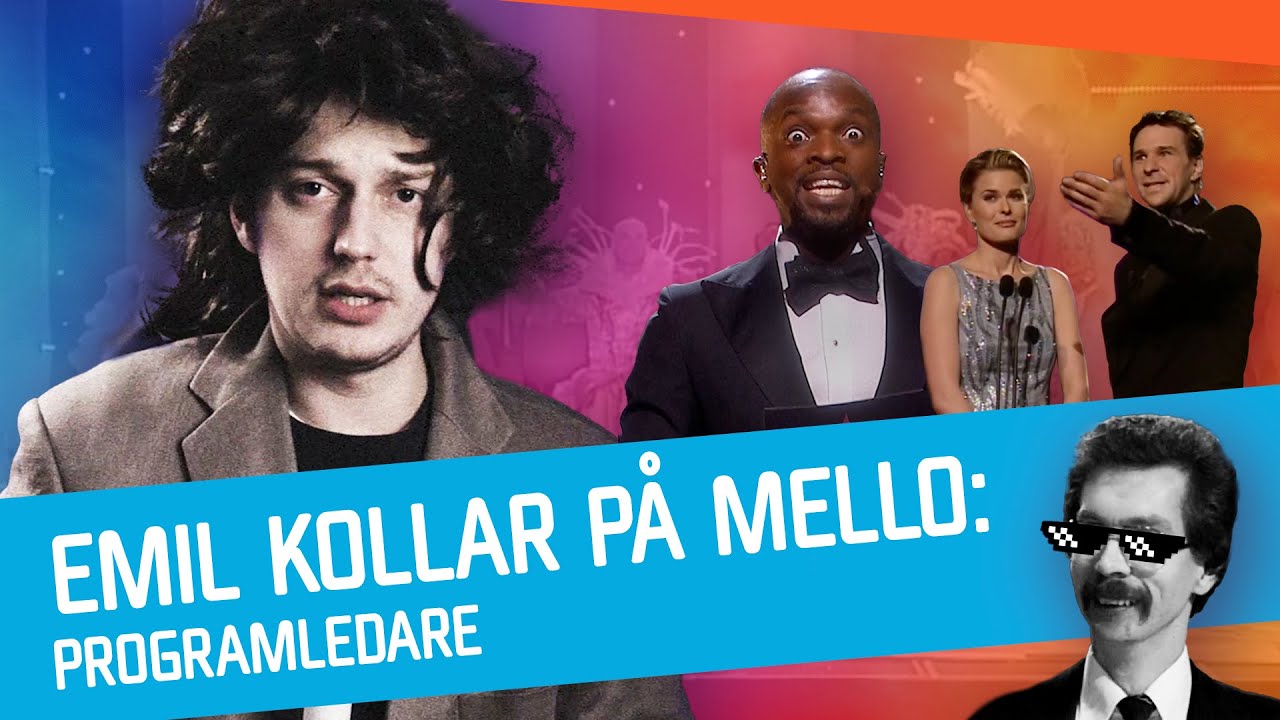 Melodifestivalen 2023: Emil kollar p&aring; Mello - Programledare