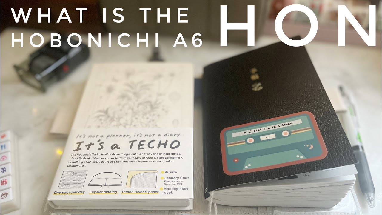 2024 Hobonichi A6 English HON - How does it differ from the A6 English Techo?