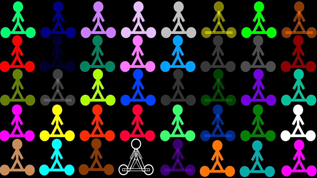 The Stick Man RTTB Run Race ASRM In Algodoo Day 21