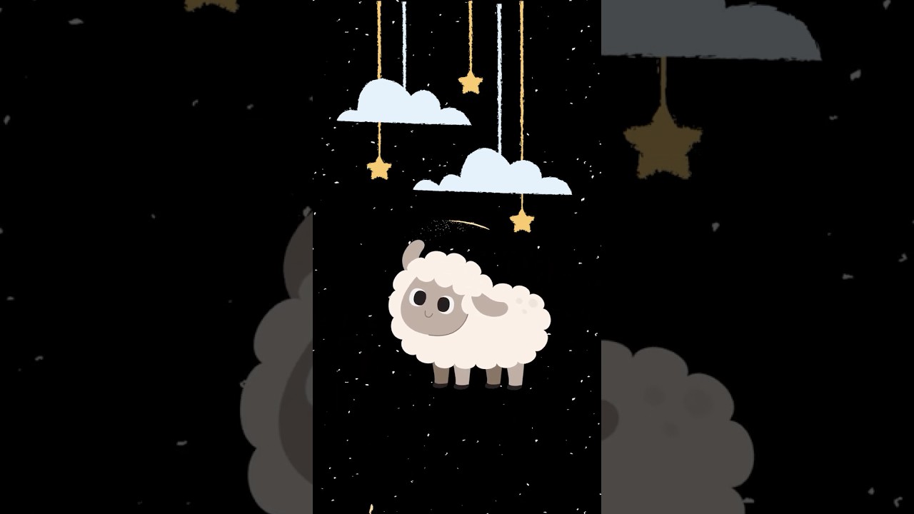 Relaxing Baby Sensory | Magical Moon & Sleepy Stars | High Contrast #babysensory #shortsforkids