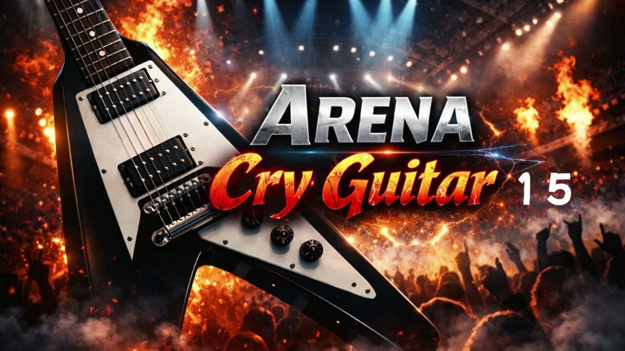 【Guitar Anthem15】Arena Cry｜Flying Vで奏でる泣きのギター・インスト｜Into the Arena Inspired