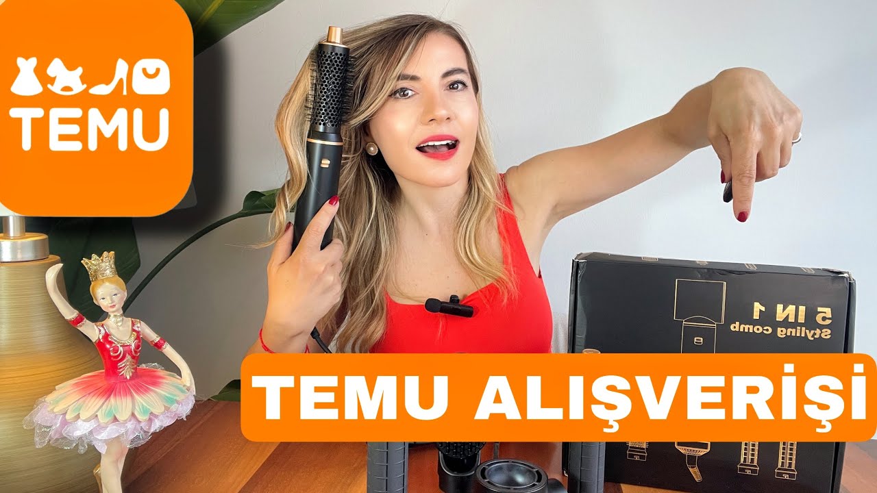 TEMU ALIŞVERİŞİ ⁉️ TEMU 5 BAŞLIKLI SAÇ ŞEKİLLENDİRİCİ ! TEMU HAKKINDA TÜM MERAK EDİLENLER ✅