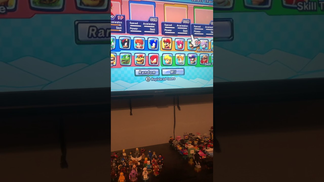 Mario and sonic at the Olympic Winter Games-dream short track #1 (team Mario/heroes)