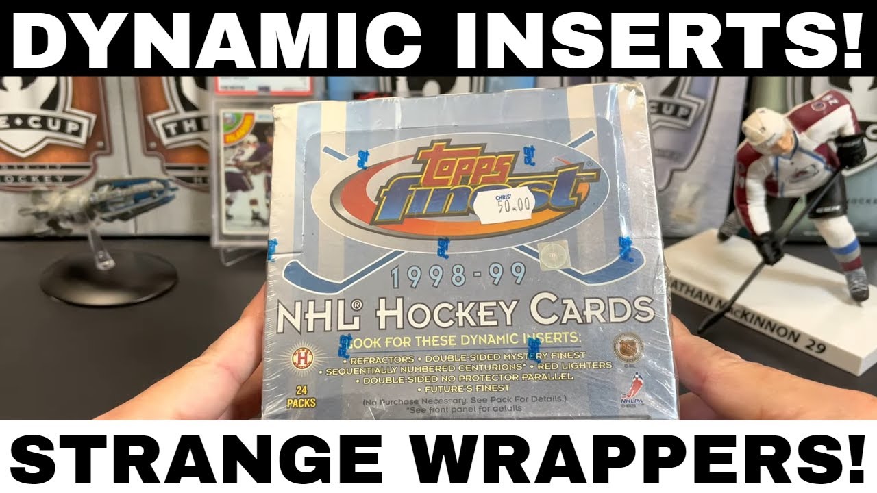 DYNAMIC Inserts! Opening up a box of 1998-99 Topps Finest Hockey!