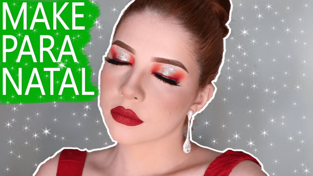 Maquiagem para o Natal - simples e fácil