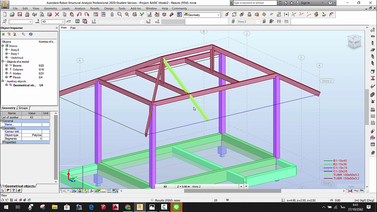 Basic Robot Structural Analysis 2020 V3