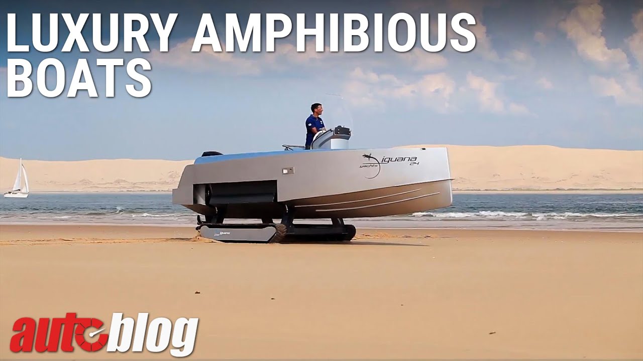 Luxury amphibious boats