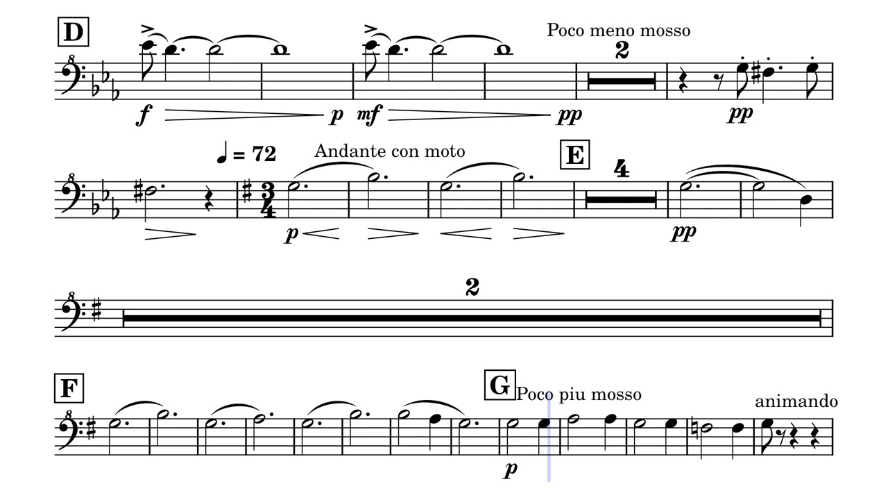 Indian Summer – Eric Ball - 2nd Trombone in F key