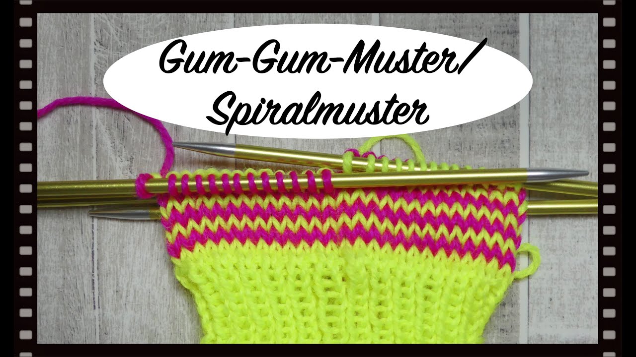 GUM-GUM-Muster oder auch Helix- oder Spiralmuster