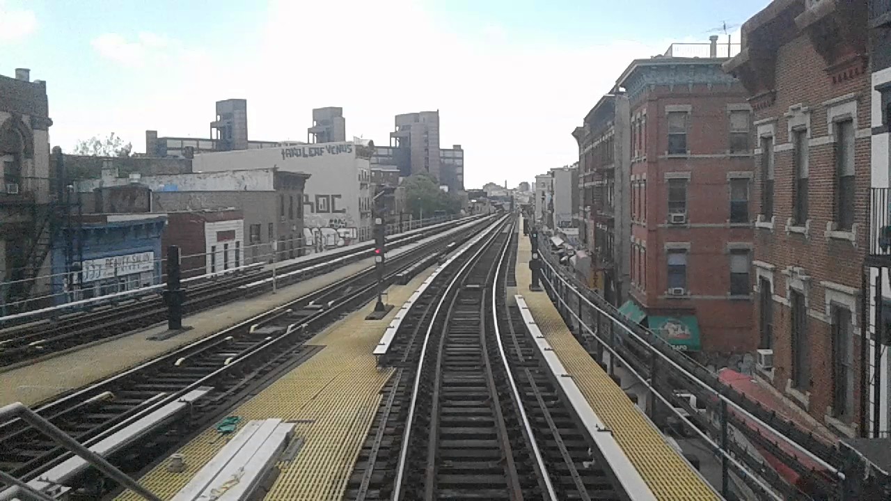 R32 (J) Train Quick RFW Ride To Flushing Avenue.
