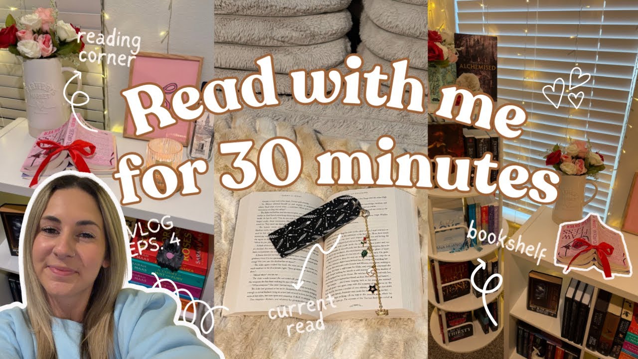 Cozy 30-Minute Reading Session 📖🌧️| cozy rain sounds + body doubling 💗
