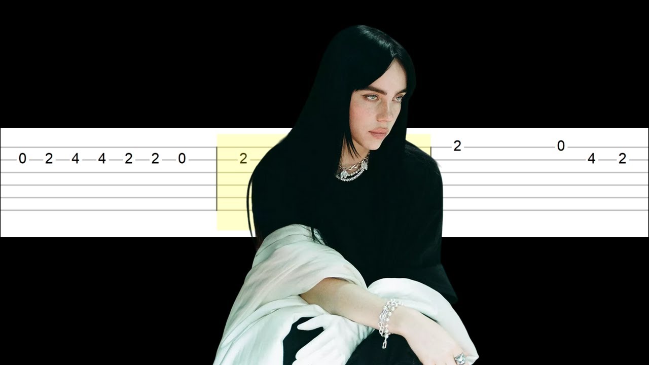 Billie Eilish - CHIHIRO (Easy SLOW Guitar Tabs Tutorial)