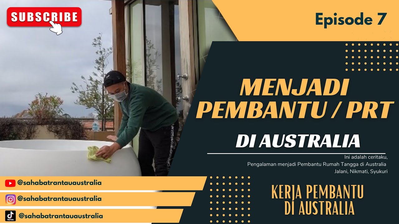 JADI PEMBANTU DI AUSTRALIA | KERJA PRT DI AUSTRALIA | Student Life | Working Holiday Visa Australia