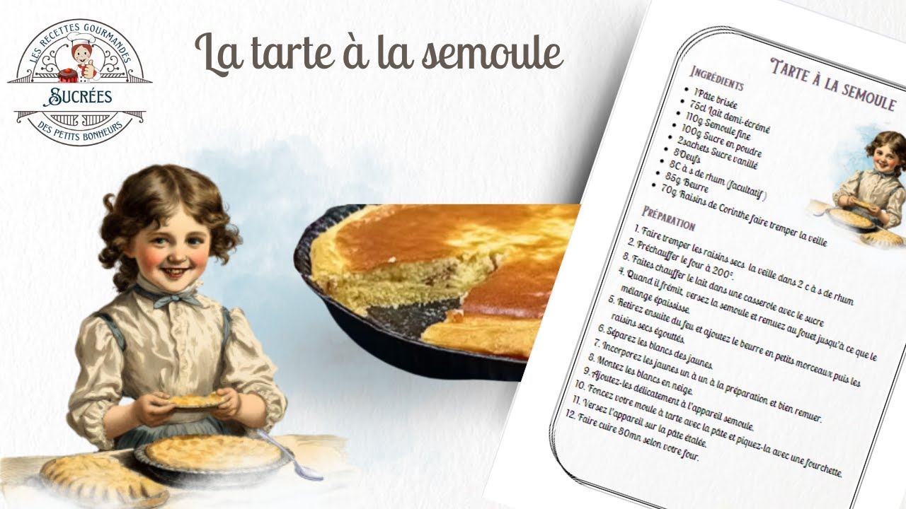 Tarte à la semoule