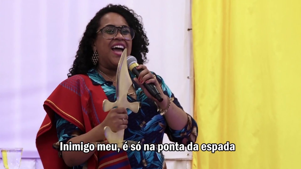 INIMIGO MEU É SÓ NA PONTA DA ESPADA - Sirlene Cristina - Igreja Reino dos Céus