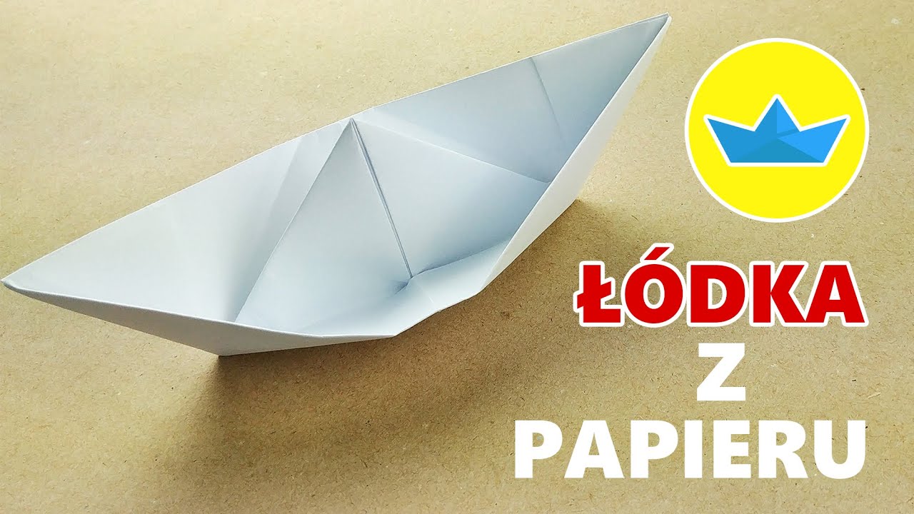 Ł&oacute;dka z Papieru - ORIGAMI Jak Zrobić Statek z Papieru - Jak Zrobić Ł&oacute;dkę Z Papieru Paper Boat Ship