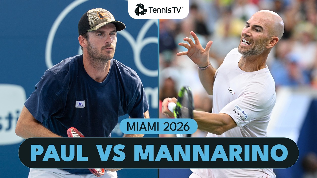 Tommy Paul Battles Adrian Mannarino For A Place In Round 3 | Miami 2026 Highlights