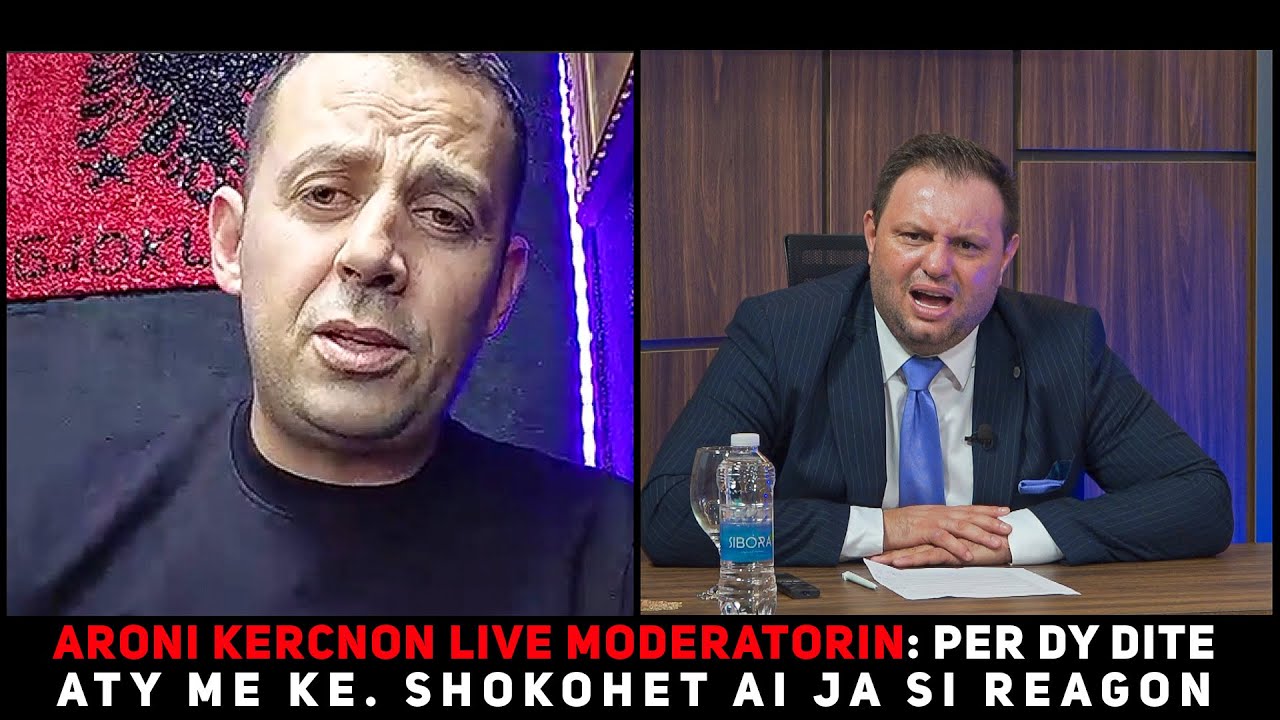 Aroni Kercnon live Moderatorin per dy dite aty me ke. Shokohet ai, ja si reagon!