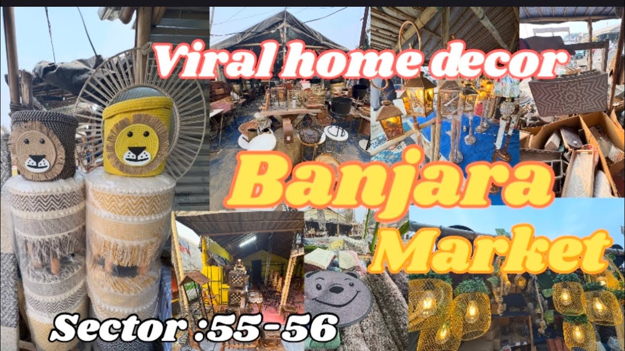 Banjara Market Sector 55-56 | Viral Home Décor| Furniture #banjaramarketgurgaon  !! #viralvideo 