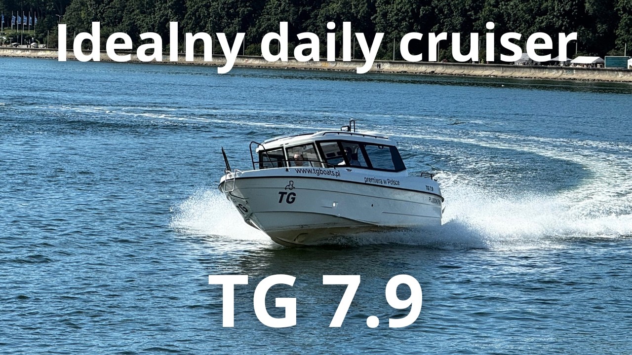 Daily cruiser TG 7.9 (commuter boat from Finland). Polska premiera POLBOAT Yachting Festival Gdynia