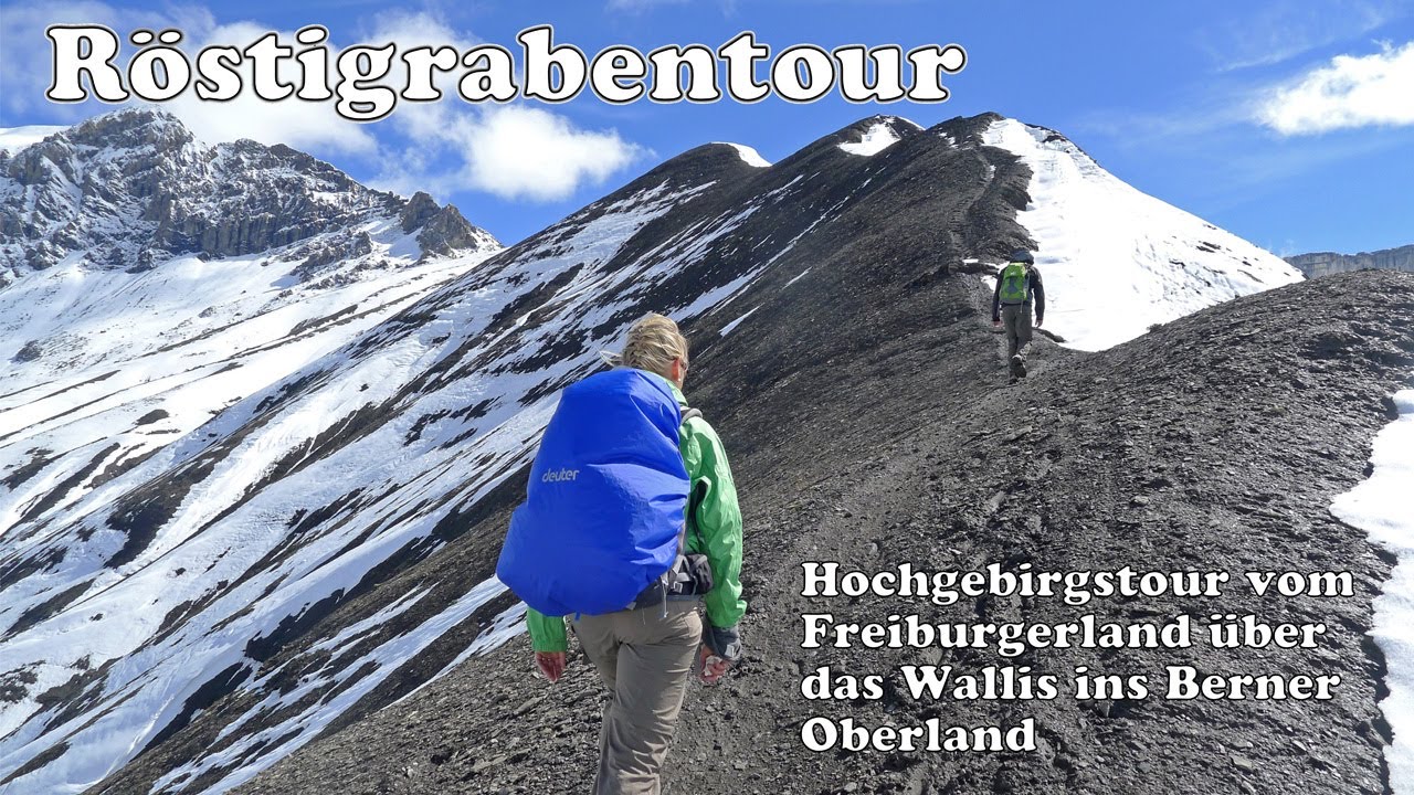 Wir wandern über den Röstigraben von Rougemont ins Wallis und zurück ins Berner Oberland.