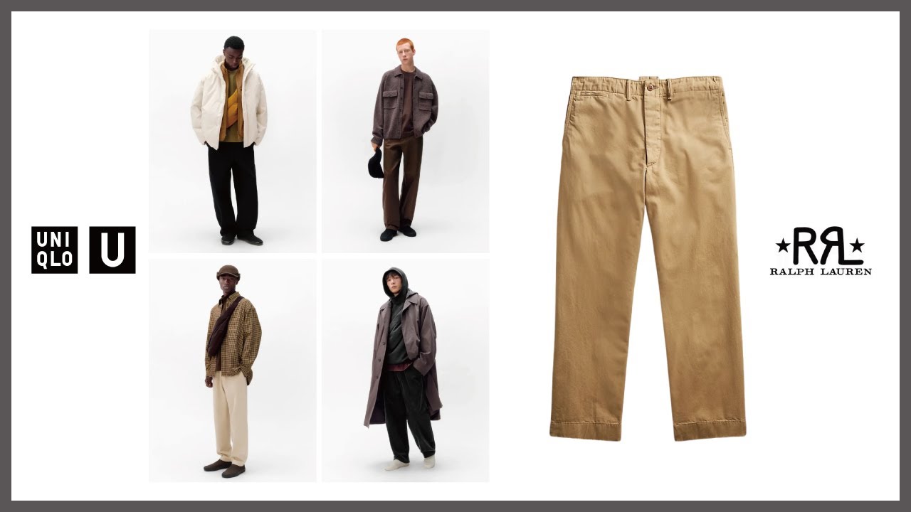 Коллекция Uniqlo U 24FW и брюки-чиносы RRL Field, а также история ароматов Niche [сентябрь 2024 г.]