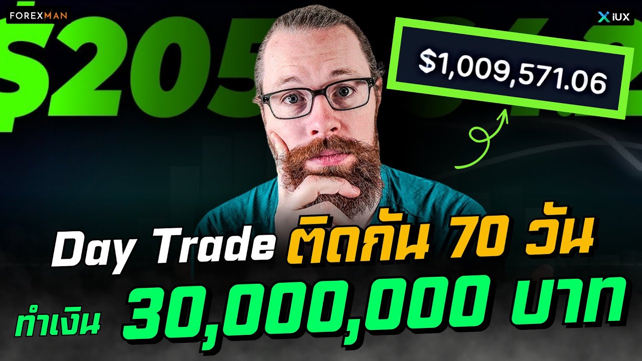 เบื้องหลัง Day Trader ทำเงิน $1,000,000 ใน 70 วัน! วิธีที่เขาปั้นพอร์ตล้านเหรียญ | เทรด Forex