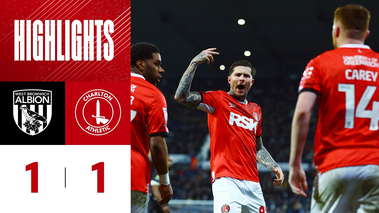 Highlights: West Bromwich Albion 1 Charlton 1 (February 2026)