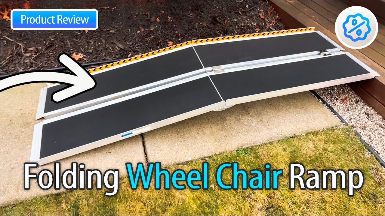 Folding Wheelchair Ramp Review – Ideal for Curbs, Steps, Wheelchairs, and Scooters