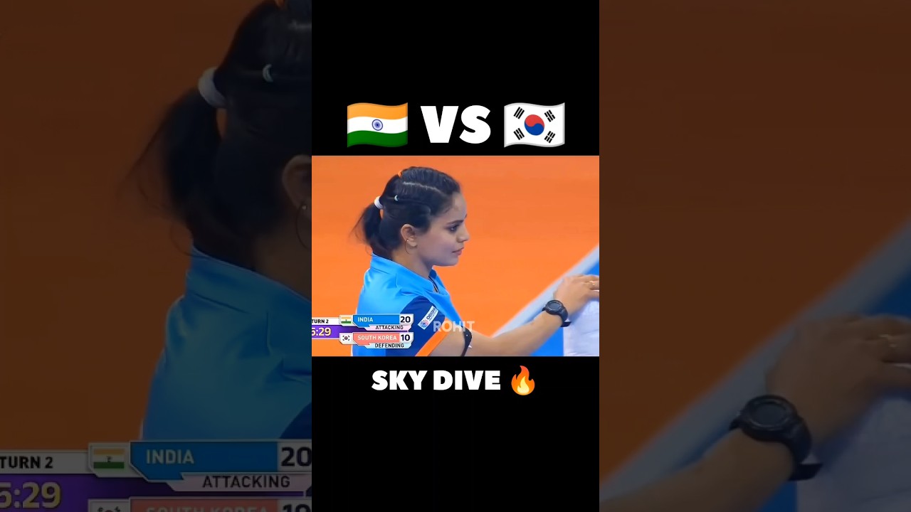 INDIA VS SOUTH KOREA | KKWC 2025 #shorts #khokho #rohitkhokhoofficial