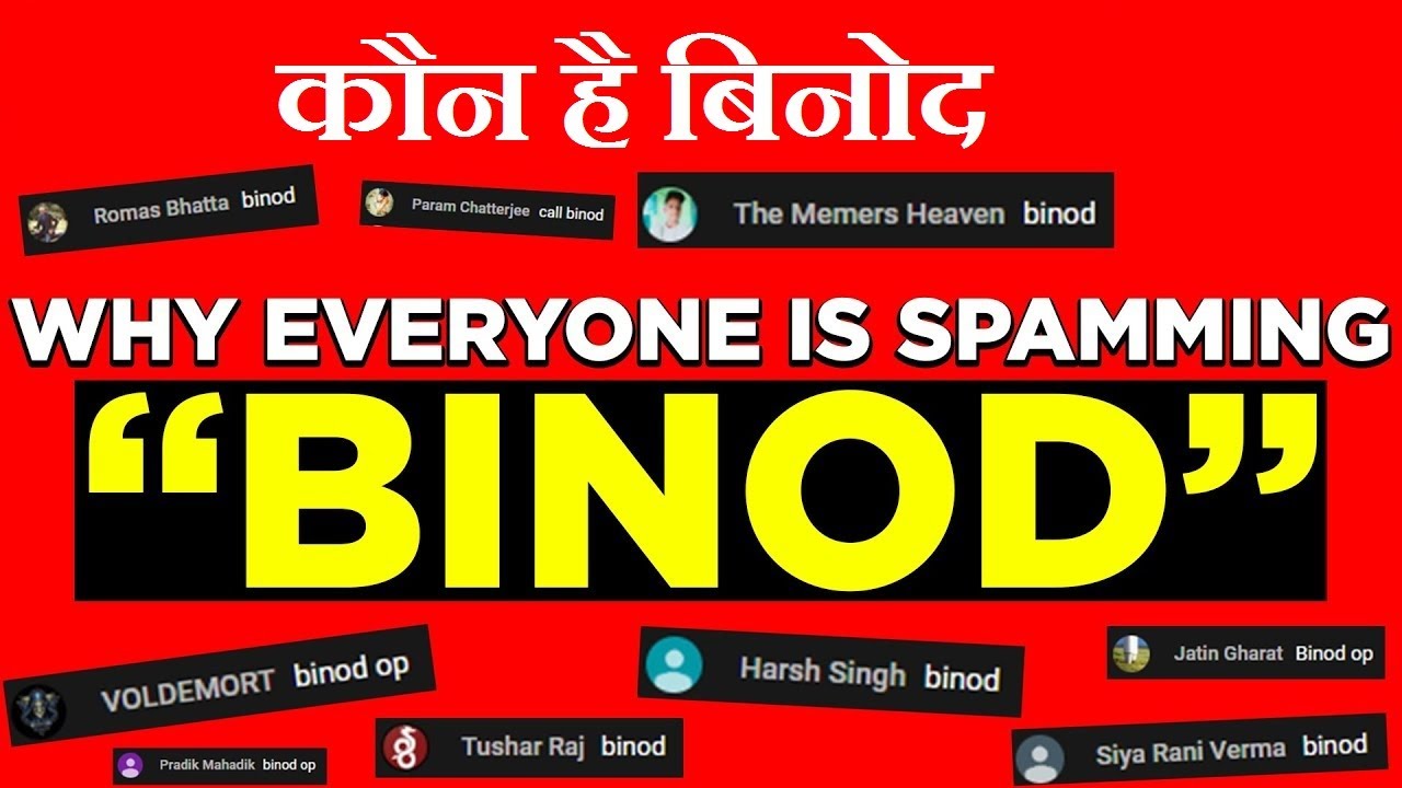 WHO IS BINOD?  Why Everyone is Spamming 
