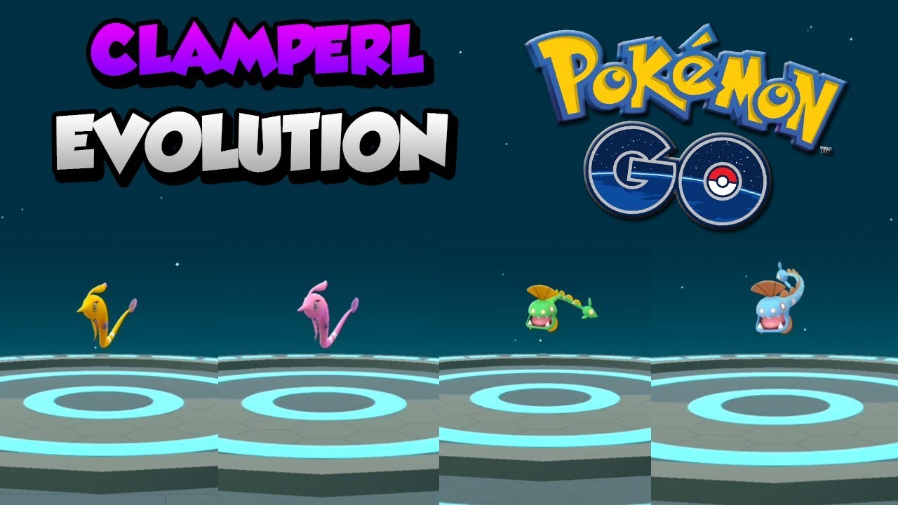 CONSIGO TODAS LAS EVOLUCIONES DE CLAMPERL SHINIES Y NORMALES en Pokémon GO