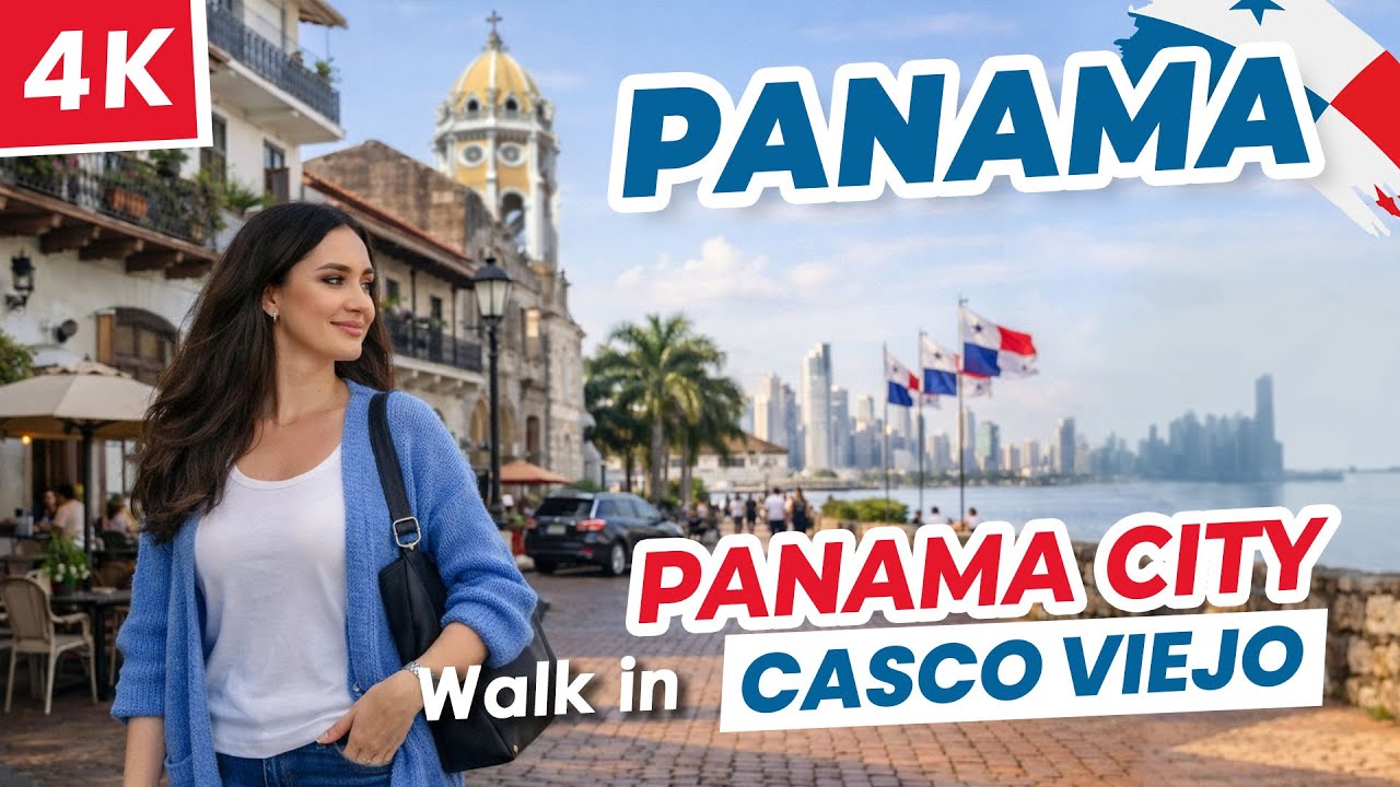🇵🇦 Historic Casco Viejo Walking Tour | Cobblestone Streets & Colonial Architecture