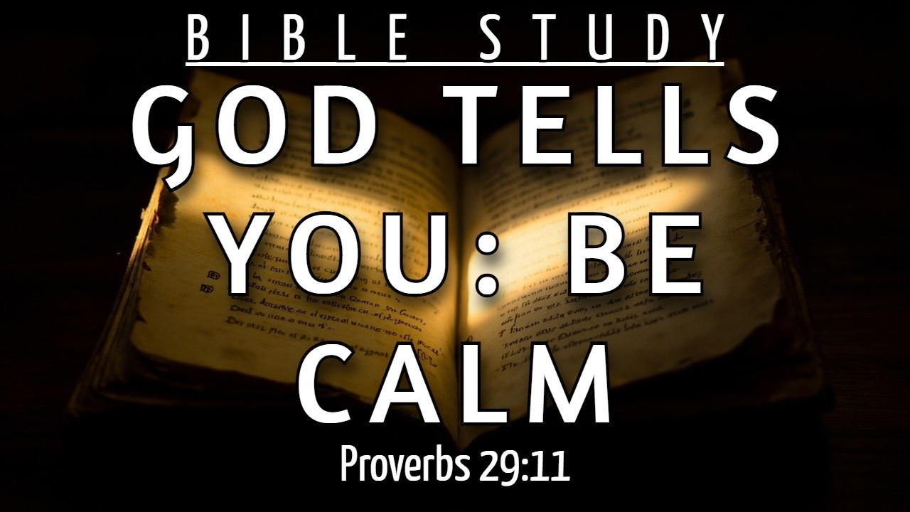 STOP DESTROYING YOUR FUTURE FOR ONE MINUTE OF ANGER - PROVERBS 29:11