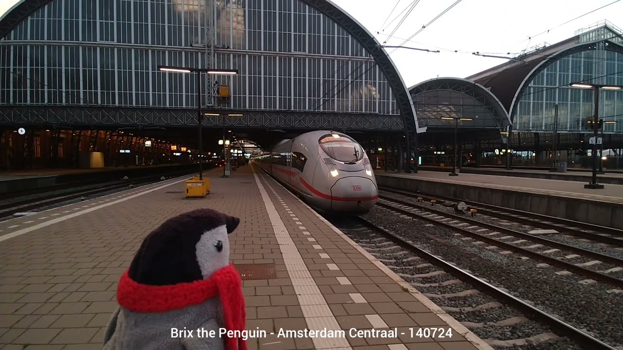 🐧 DB ICE 3neo "104" (second last one!) @ 🇨🇭 Basel SBB + 🇳🇱 Amsterdam Centraal - 14 July 2024