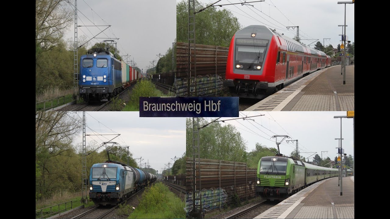 Bunter Zugverkehr in Braunschweig und WeddelBraunschweig